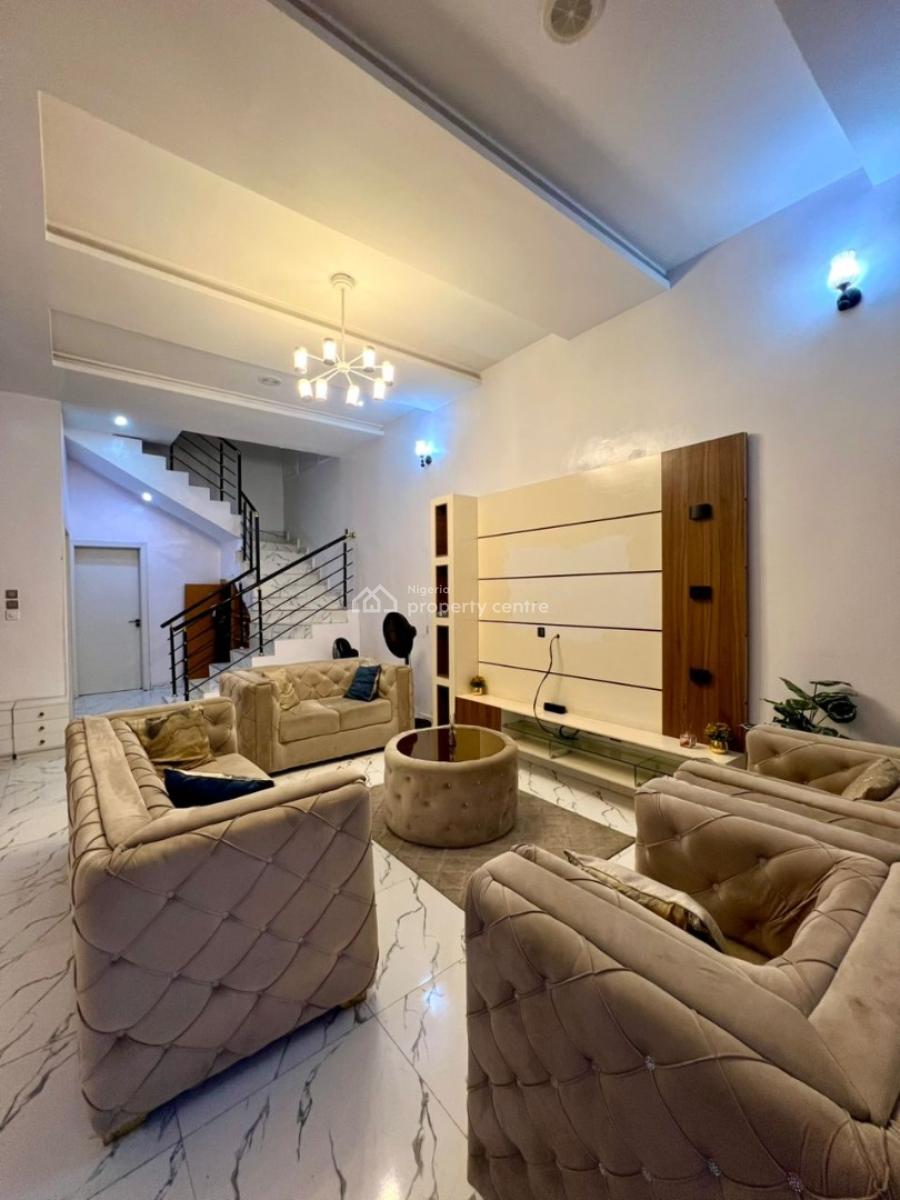 Modern Built Luxury Serviced 4 Bedrooms Semi Detached Duplex in a Gate, Orchid Before The Roundabout, Lekki, Lagos, Semi-detached Duplex for Rent