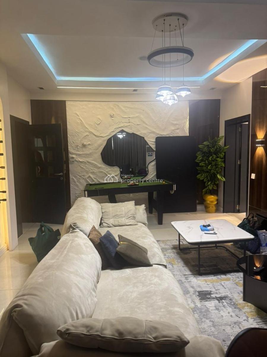 Furnished Lovely 2 Bedroom Penthouse with Snooker, Ps5 & Tennis, Right, Lekki Phase 1, Lekki, Lagos, Flat / Apartment for Rent