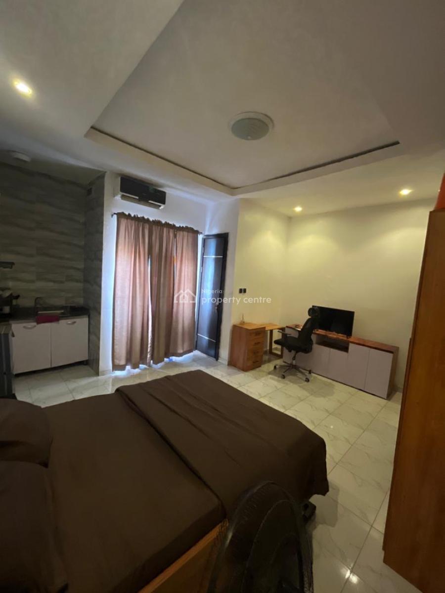 Furnishes Studio Apartment with 24hrs Light and Unlimited Wifi, New Road Opposite Chevron, Lekki, Lagos, Self Contain (single Rooms) for Rent