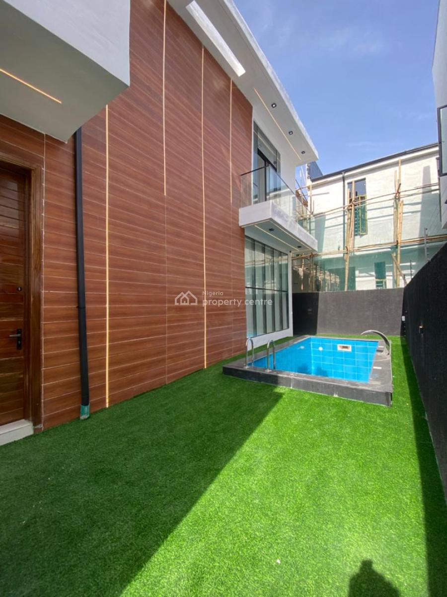 Stunning 5 Bedroom Fully Detached Duplex with Swimming Pool & Bq, Vgc, Lekki, Lagos, Detached Duplex for Sale