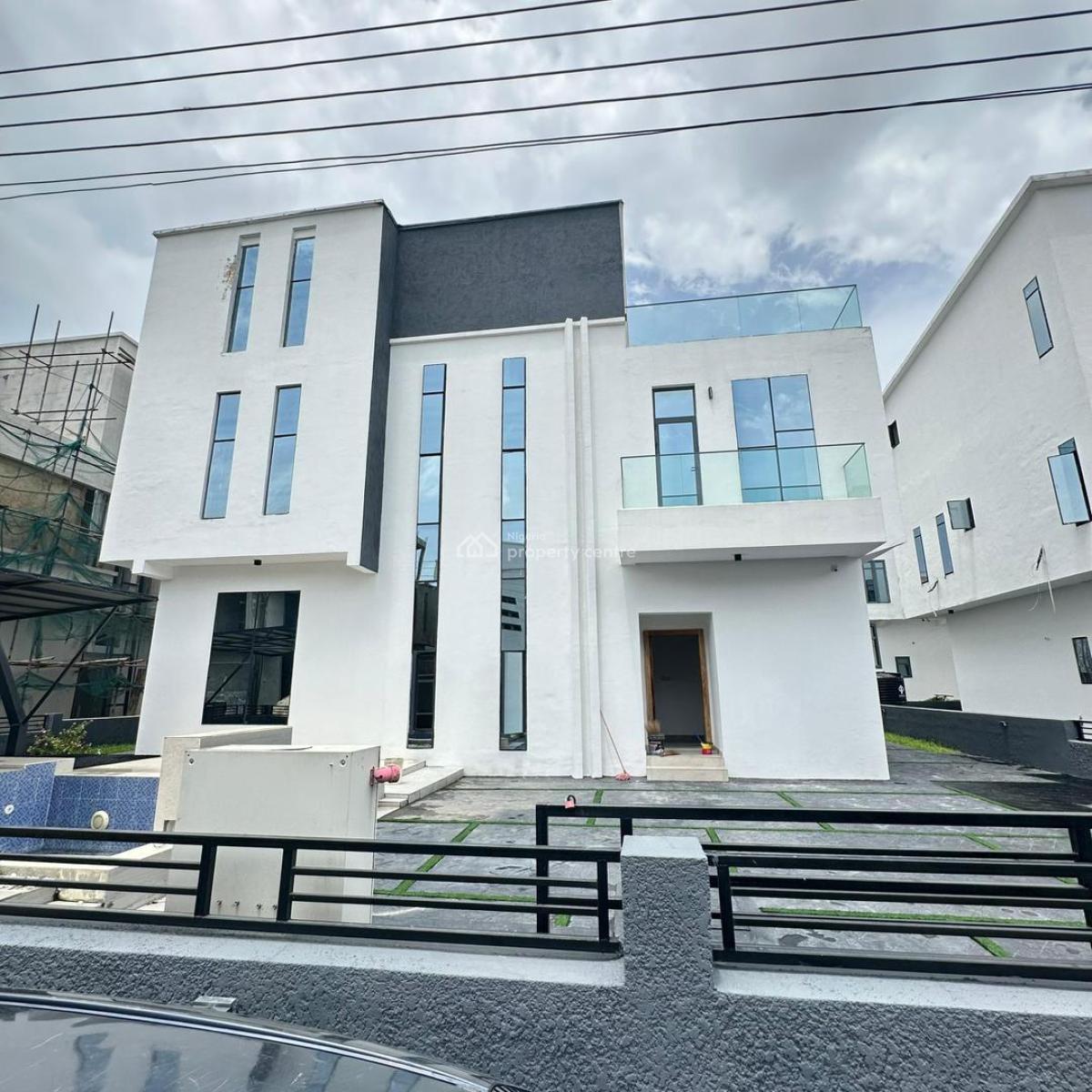 Exquisite 5 Bedroom Fully Detached Duplex with Bq, Swimming Pool, Osapa, Lekki, Lagos, Detached Duplex for Sale