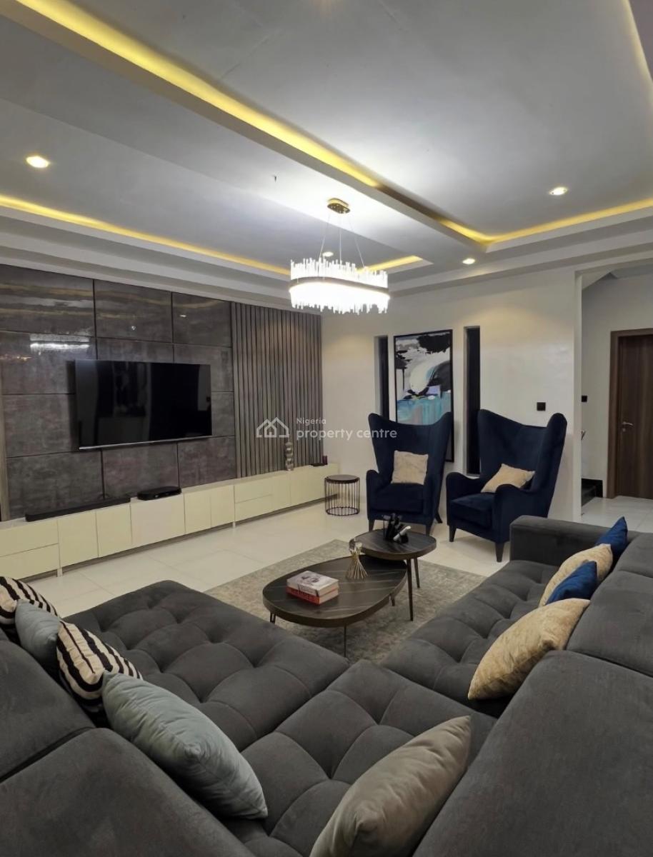Brand New Serviced and Fully Furnished 4 Bedroom Terrace Duplex, Ologolo, Ologolo, Lekki, Lagos, Terraced Duplex for Rent