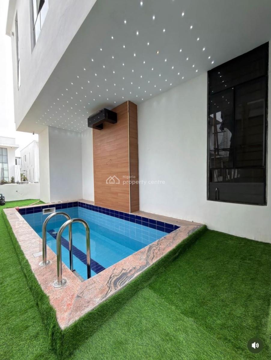 Luxury 5 Bedroom Fully Detached Duplex + Bq, Swimming Pool, Chevron Toll Gate, Lekki, Lagos, Detached Duplex for Sale