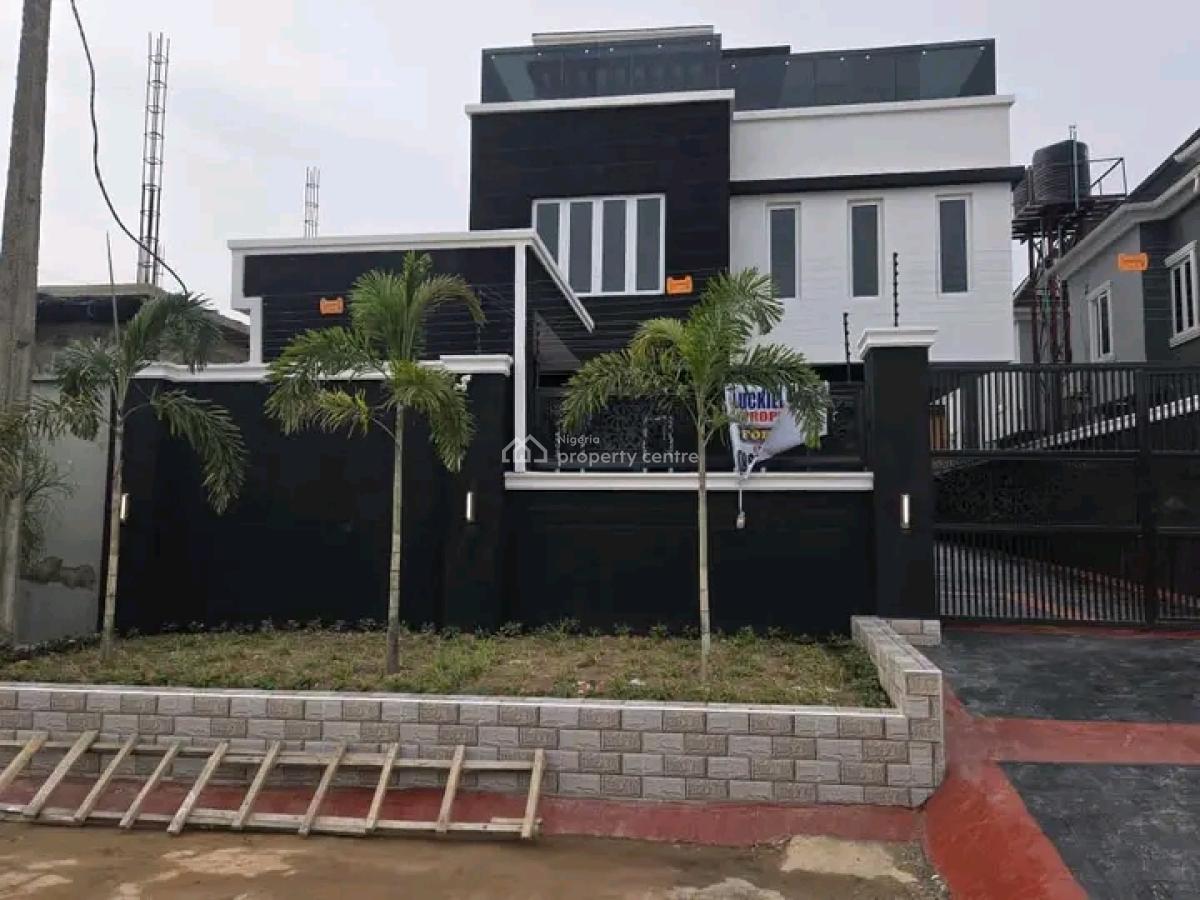 Executive 4bedroom Detached Duplex All Round Tiled P.o.p, Ensute, Gowon Estate, Egbeda, Alimosho, Lagos, Detached Duplex for Sale