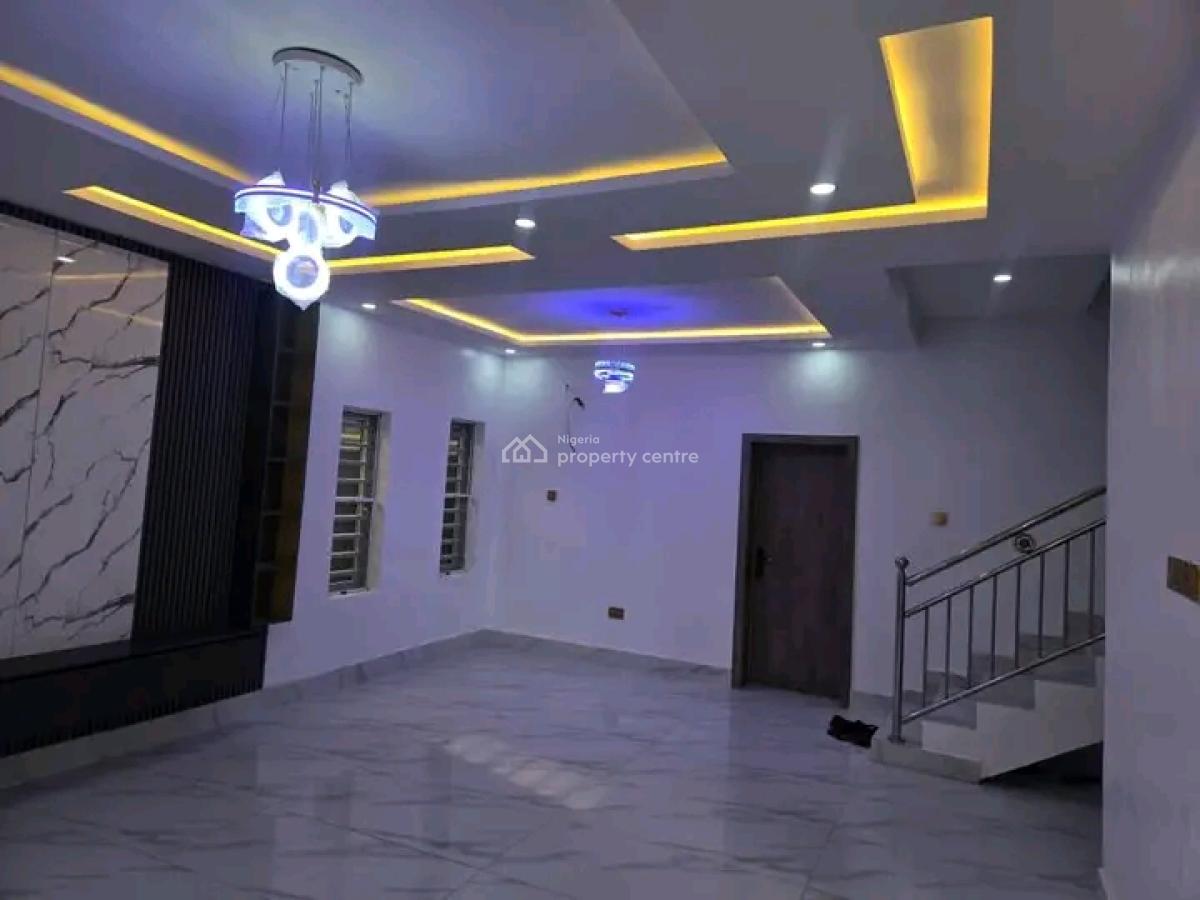Executive 4 Bedroom Detached Duplex All Round Tiled P.o.p, Ensute, Gowon Estate, Egbeda, Alimosho, Lagos, Detached Duplex for Sale