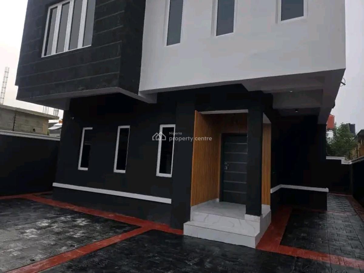 Executive 4 Bedroom Detached Duplex All Round Tiled P.o.p, Ensute, Gowon Estate, Egbeda, Alimosho, Lagos, Detached Duplex for Sale