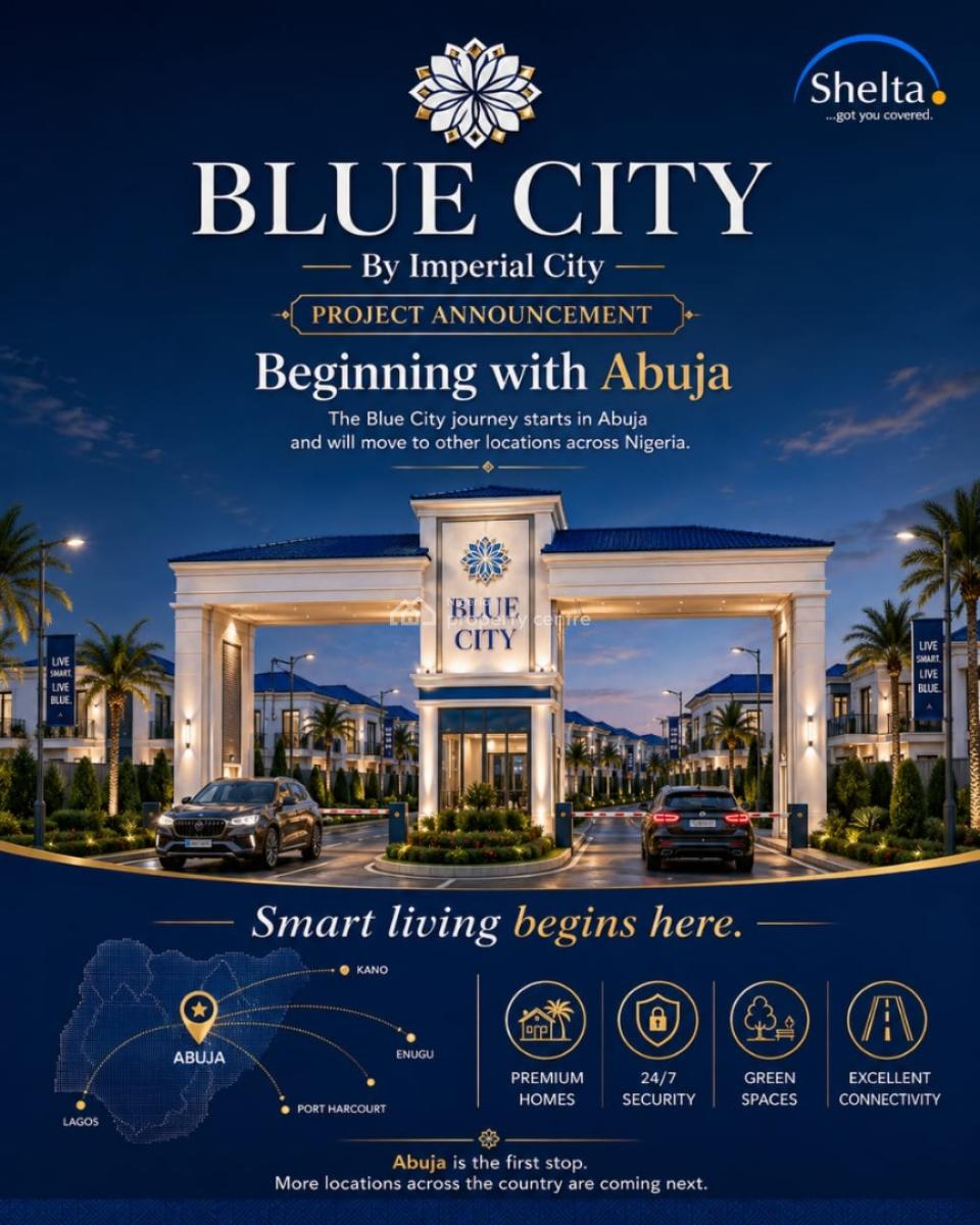 Blue City Estate Abuja, Centenary City and Hutu Estate, Along Airport Rd., Central Area Phase 2, Abuja, Land for Sale