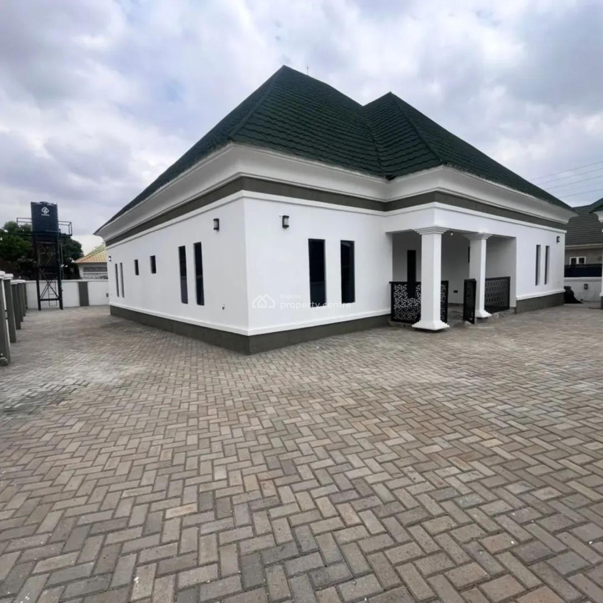 Newly Built 3-bedroom Bungalow + 2-bedroom Detached Bq, Gate House, Apo, Abuja, Detached Bungalow for Sale