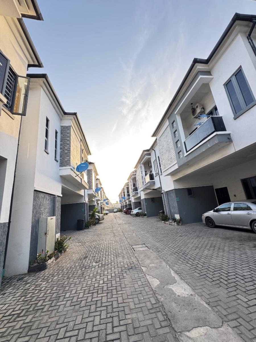 Luxurious Nice 4 Bedroom Duplex Terrace Available for Lease at Dpk Est, Orchid Road Lekki Lagos State, Lekki, Lagos, Terraced Duplex for Rent