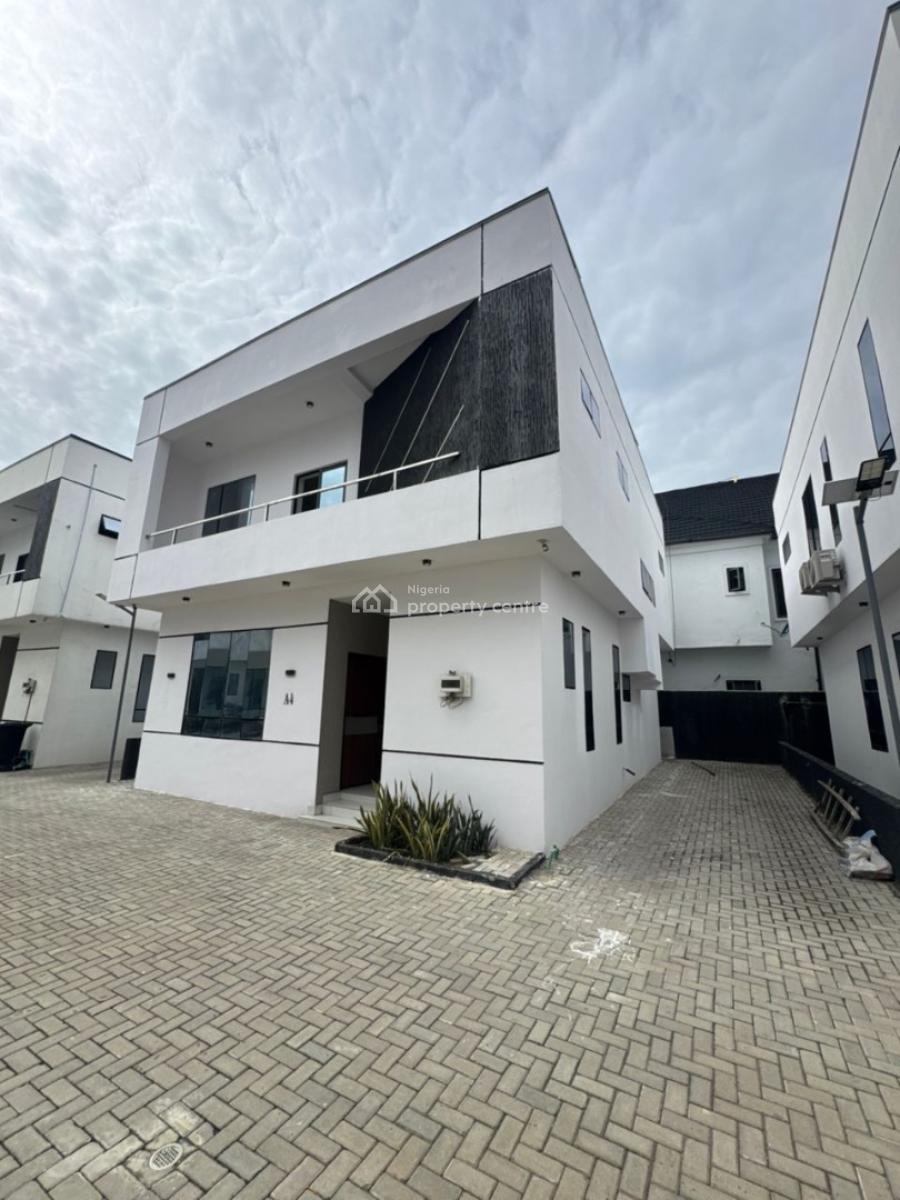 Brand New 4 Bedroom Fully Detached Duplex  with Bq with Pool Gym, Orchid Road Lekki Before Road About, Lekki, Lagos, Detached Duplex for Sale