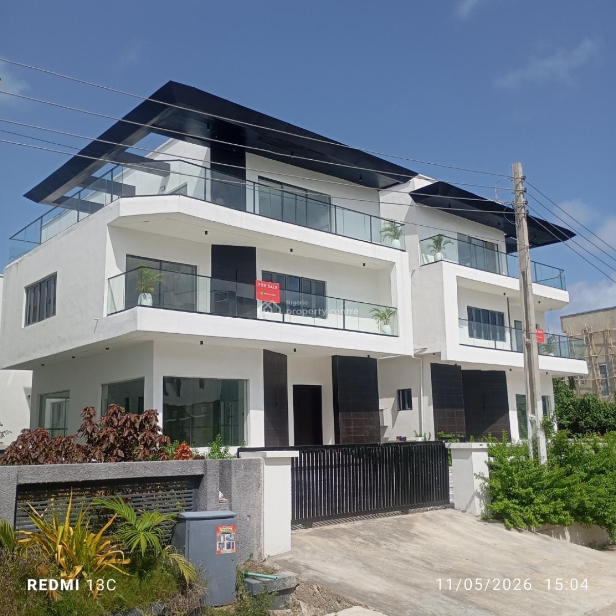 5-bed Luxury Contemporary Style Mansion, Megamond Estate, Lekki County Homes, Lekki, Lagos, Detached Duplex for Sale