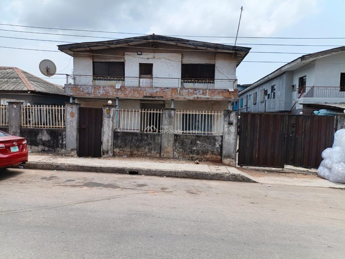 4bedroom Flat Up & 2 Bedroom Flat Back Up, Down 4 Units of Miniflat. B, Ojota, Lagos, Block of Flats for Sale