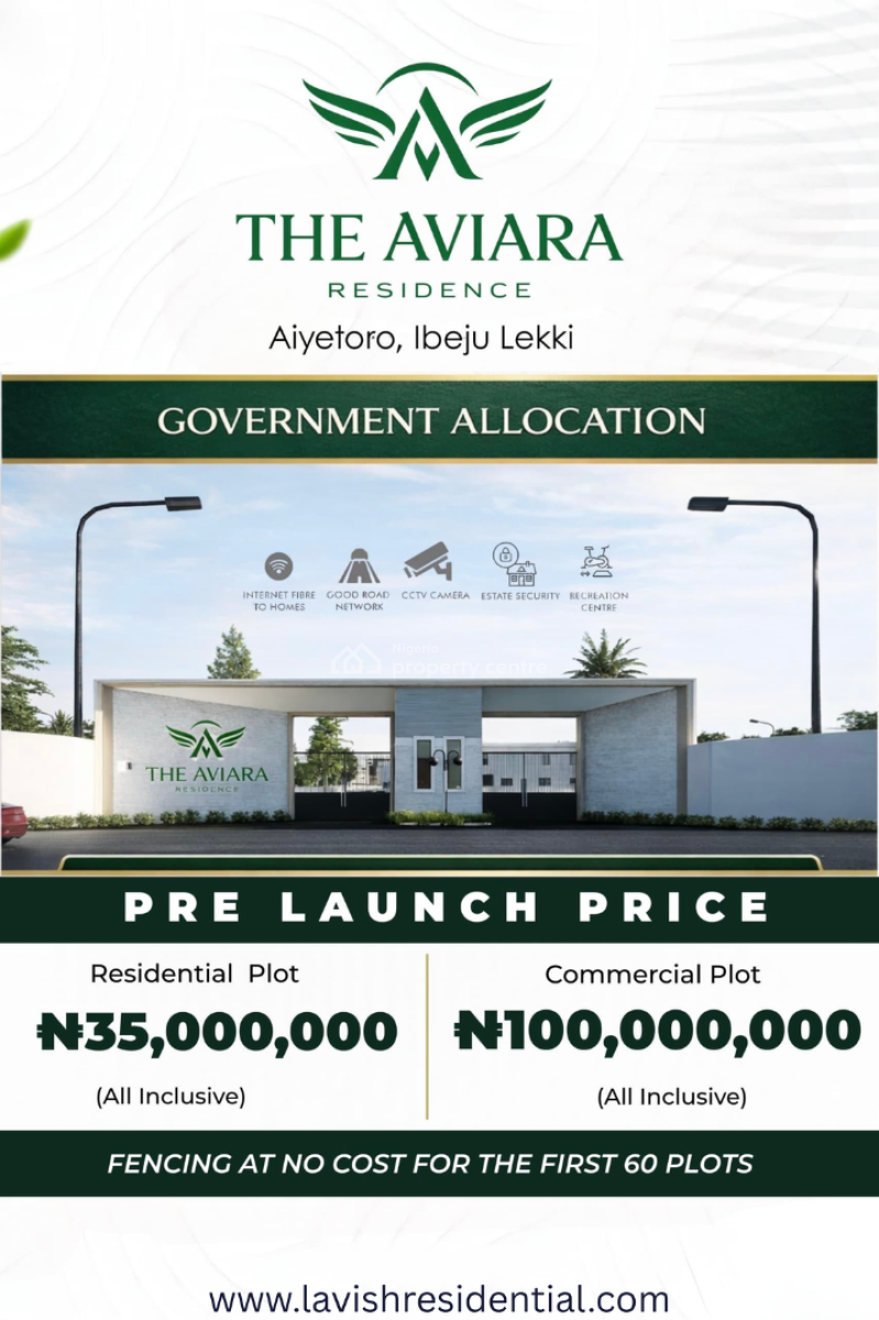 The Aviara Residence, Aiyetoro, Ibeju Lekki, Lagos, Land for Sale