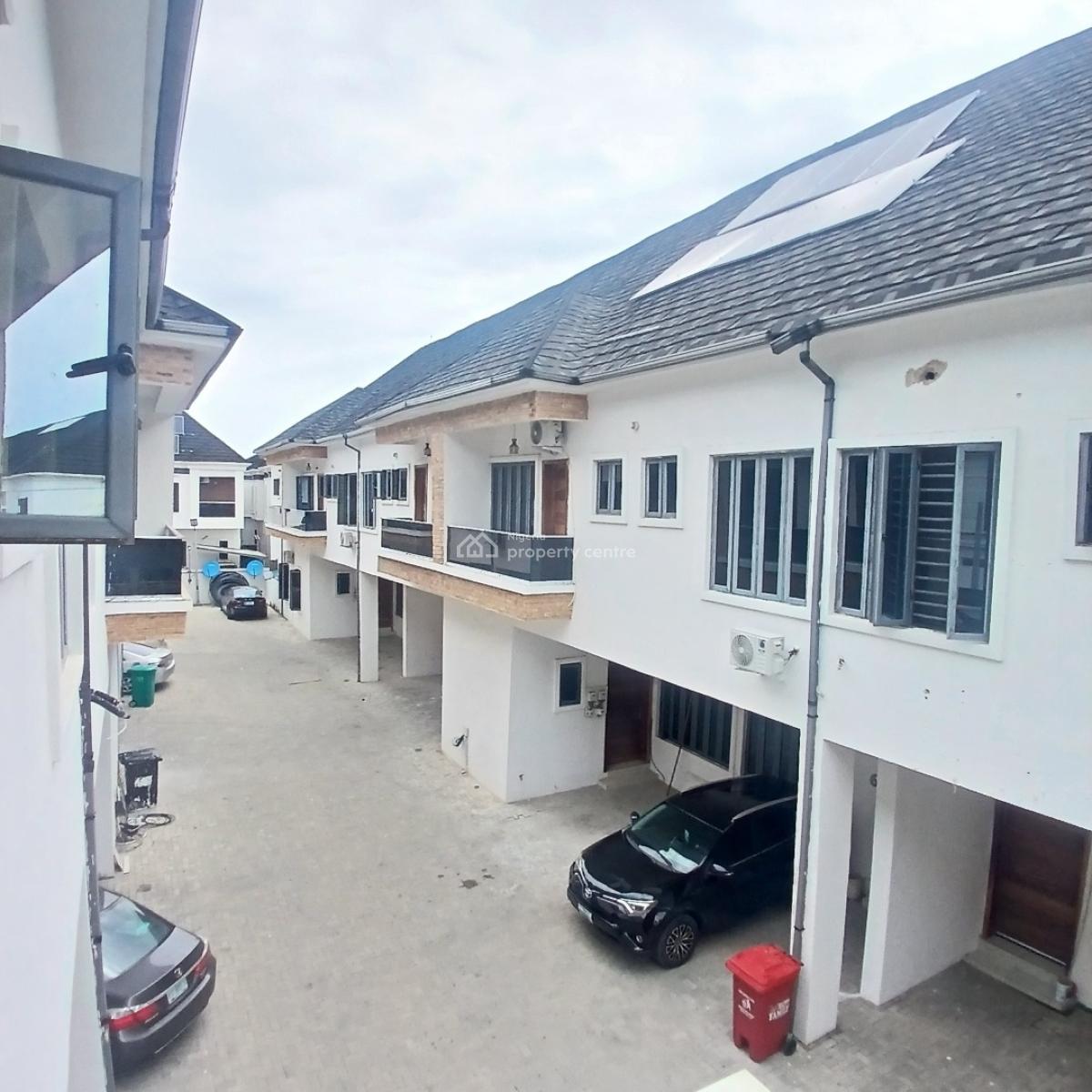 3  Bedroom Terrace Duplex with Mini Flat, Chevron Toll Gate, Lekki, Lagos, Terraced Duplex for Sale