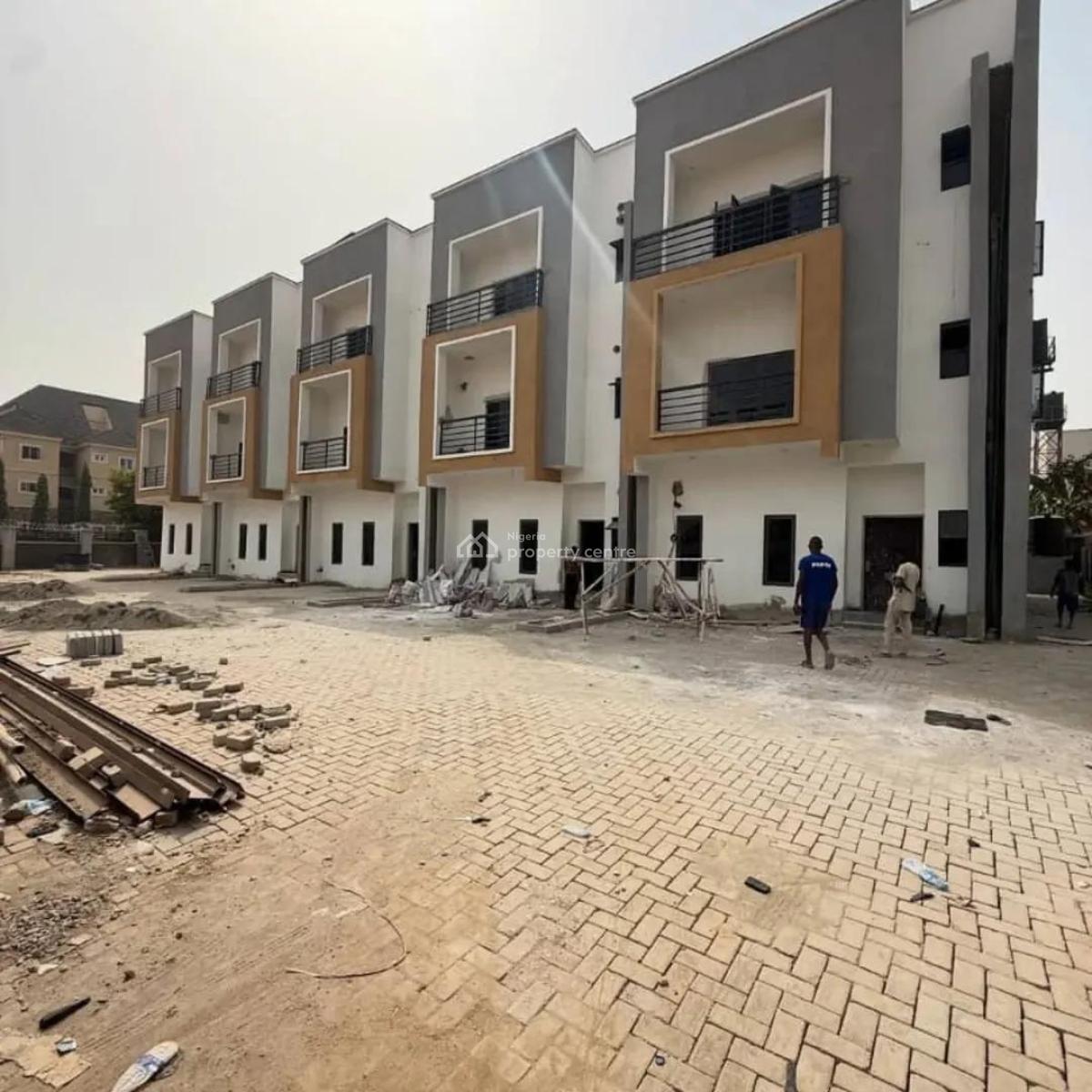 Newly Built 4 Bedroom Terrace Duplex Wirh Bq, Jabi, Abuja, Terraced Duplex for Sale