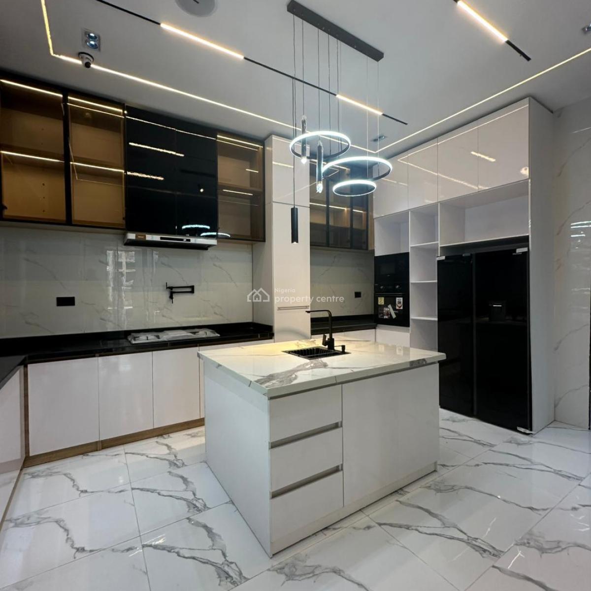 Exquisite 5 Bedroom Fully Detached Duplex with Bq, Swimming Pool, Chevron Toll Gate, Lekki Lagos, Lekki, Lagos, House for Sale