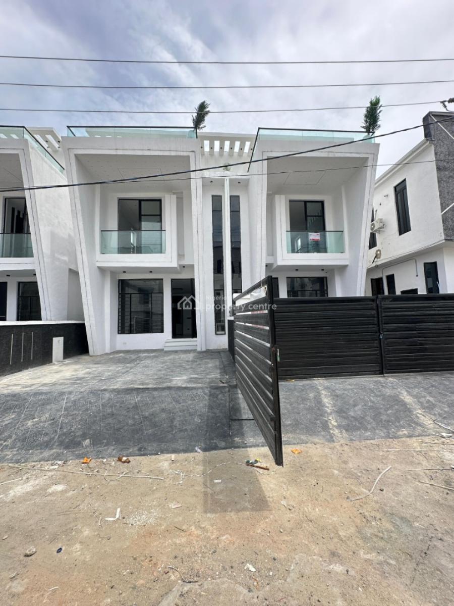 Exquisite Luxury Spacious 4 Bedroom Semi-detached Duplex with Bq, Ikota, Lekki, Lagos, Semi-detached Duplex for Sale