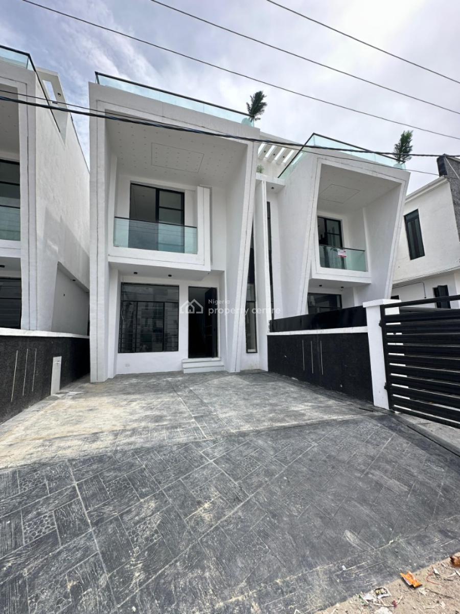 Exquisite Luxury Spacious 4 Bedroom Semi-detached Duplex with Bq, Ikota, Lekki, Lagos, Semi-detached Duplex for Sale