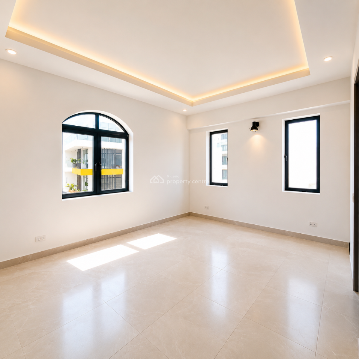 Luxury 3 Bedroom Flat  with Bq  Upstairs with Lagoon View, Lekki Phase 1, Lekki Phase 1, Lekki, Lagos, Flat / Apartment for Rent