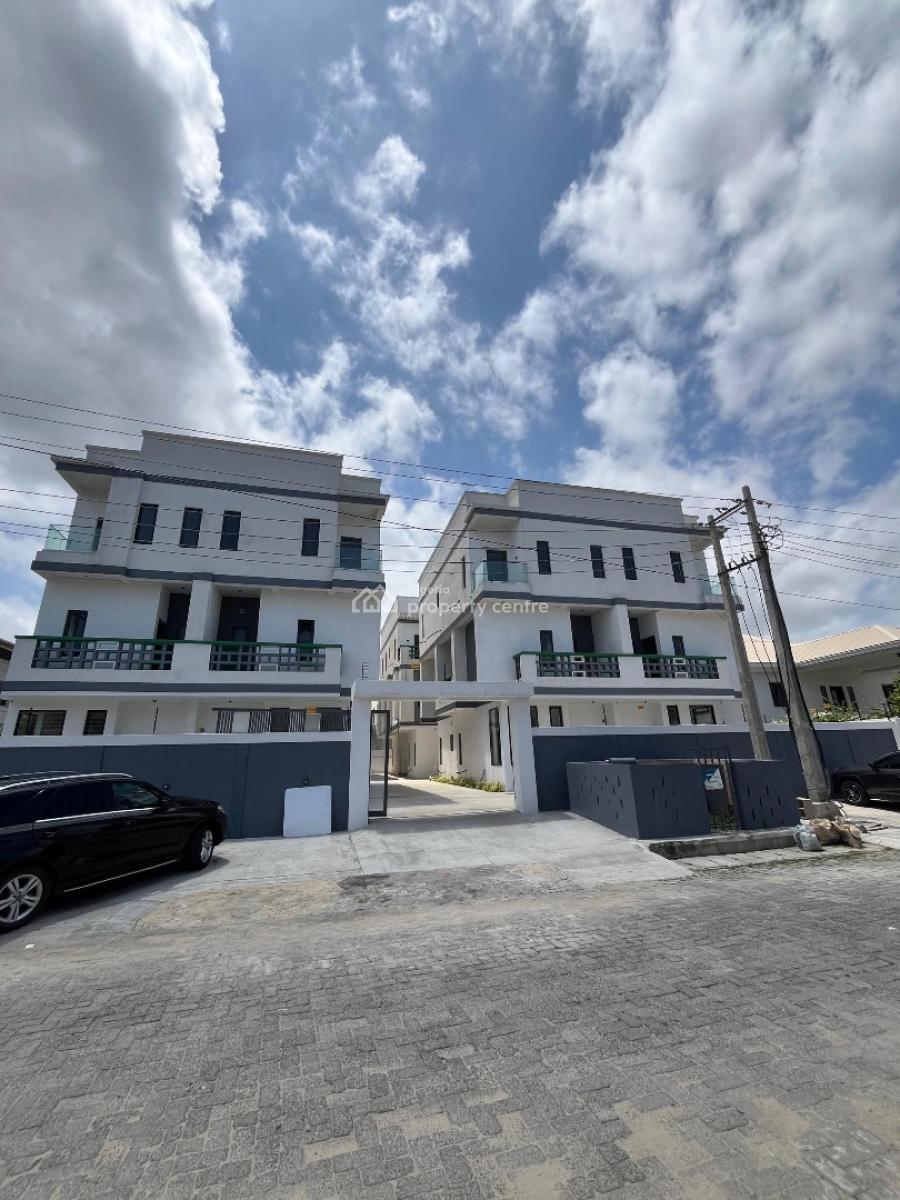 Lovely Built All Ensuite 4 Bedroom Terraces with Bq, Lekki Phase 1, Lekki Phase 1, Lekki, Lagos, Terraced Duplex for Sale