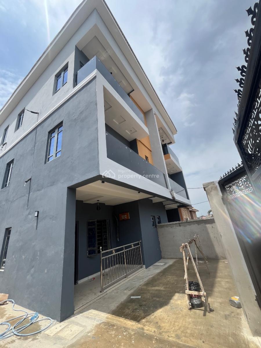 Newly Built 4 Bedroom Semi Detached Duplex, Ogba, Ikeja, Lagos, Detached Duplex for Sale