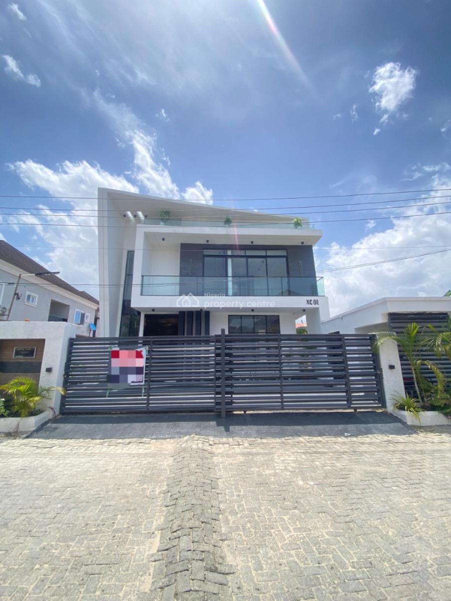 Brand New 5 Bedroom Luxurious Fully Detached Smart Home with Bq & Swim, Sangotedo, Ajah, Lagos, Detached Duplex for Sale