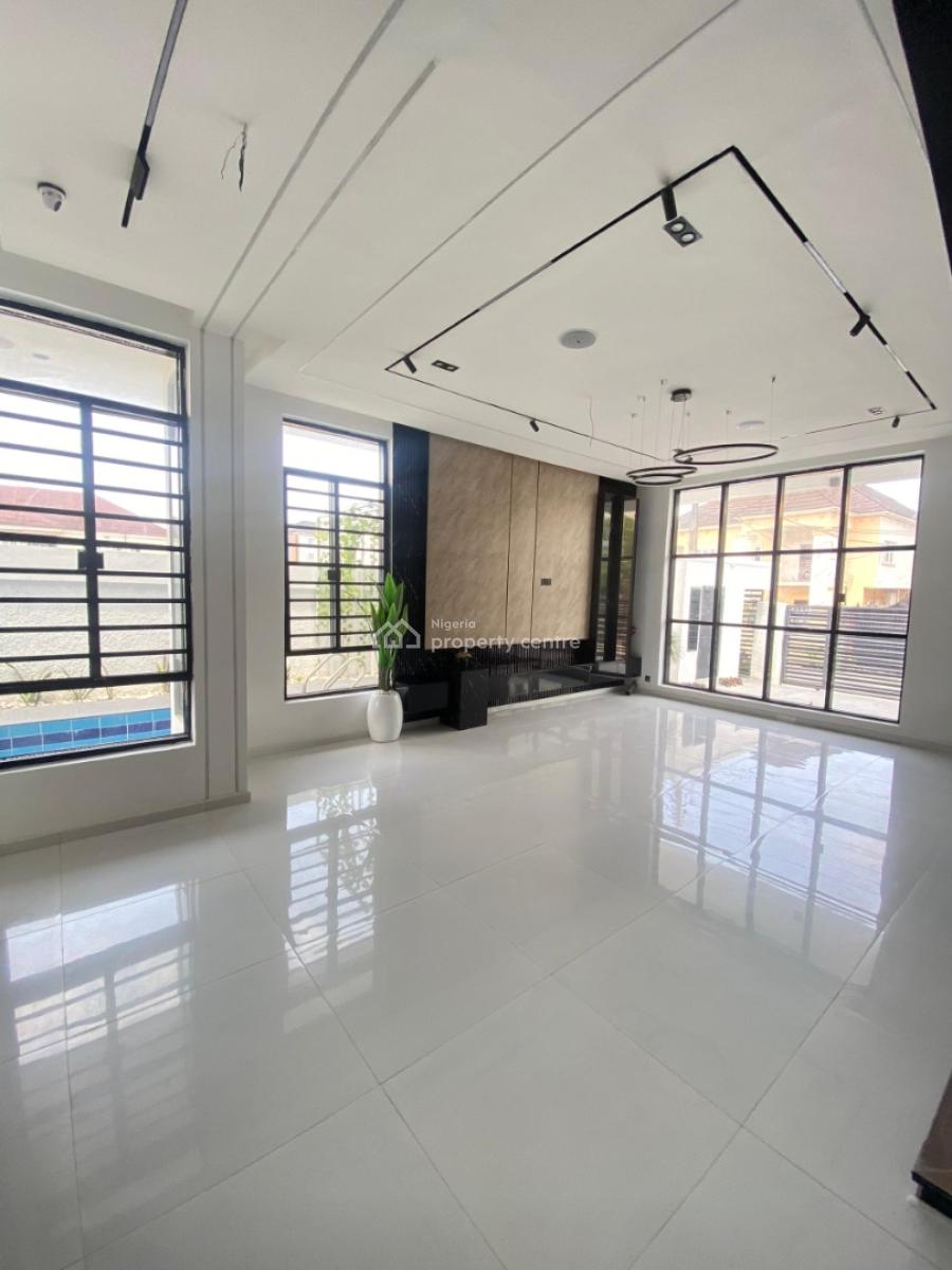 Brand New 5 Bedroom Luxurious Fully Detached Smart Home with Bq & Swim, Sangotedo, Ajah, Lagos, Detached Duplex for Sale