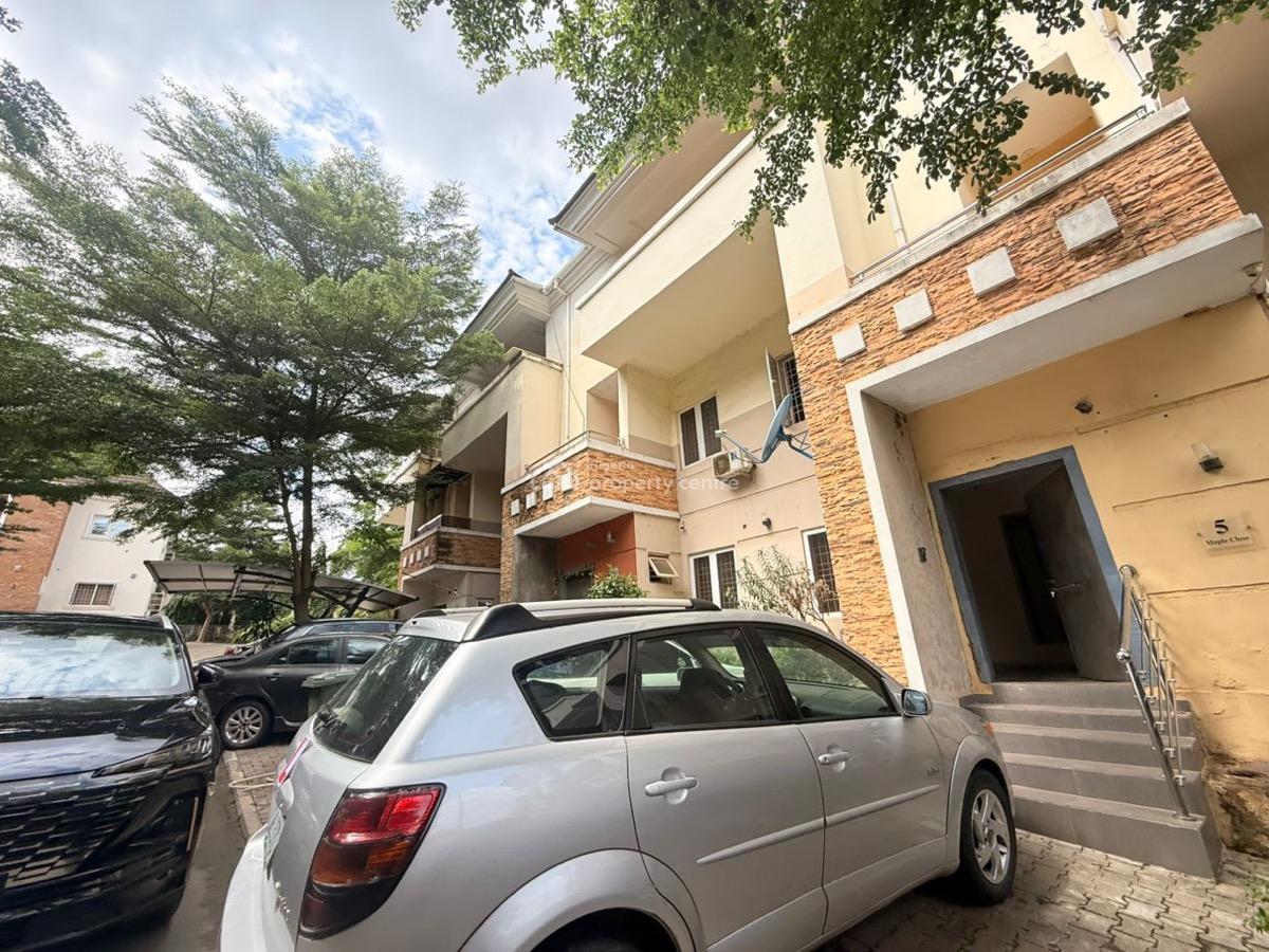Beautiful 4 Bedroom Spacious Terrace Duplex with Bq, Ac, By Cedercrest Hospital, Apo, Abuja, Terraced Duplex for Rent