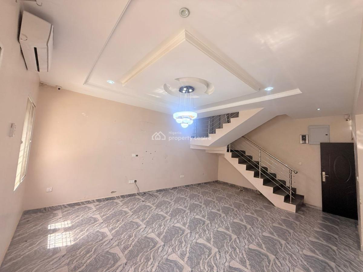 Beautiful 4 Bedroom Spacious Terrace Duplex with Bq, Ac, By Cedercrest Hospital, Apo, Abuja, Terraced Duplex for Rent