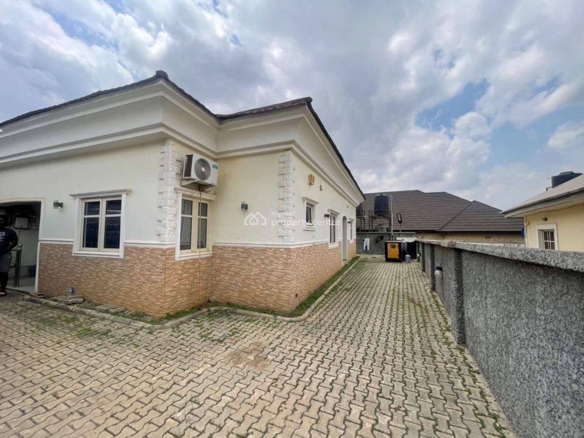 Spacious Three Bedroom Bungalow, Favour Land Estate Life Camp, Life Camp, Abuja, Semi-detached Bungalow for Rent