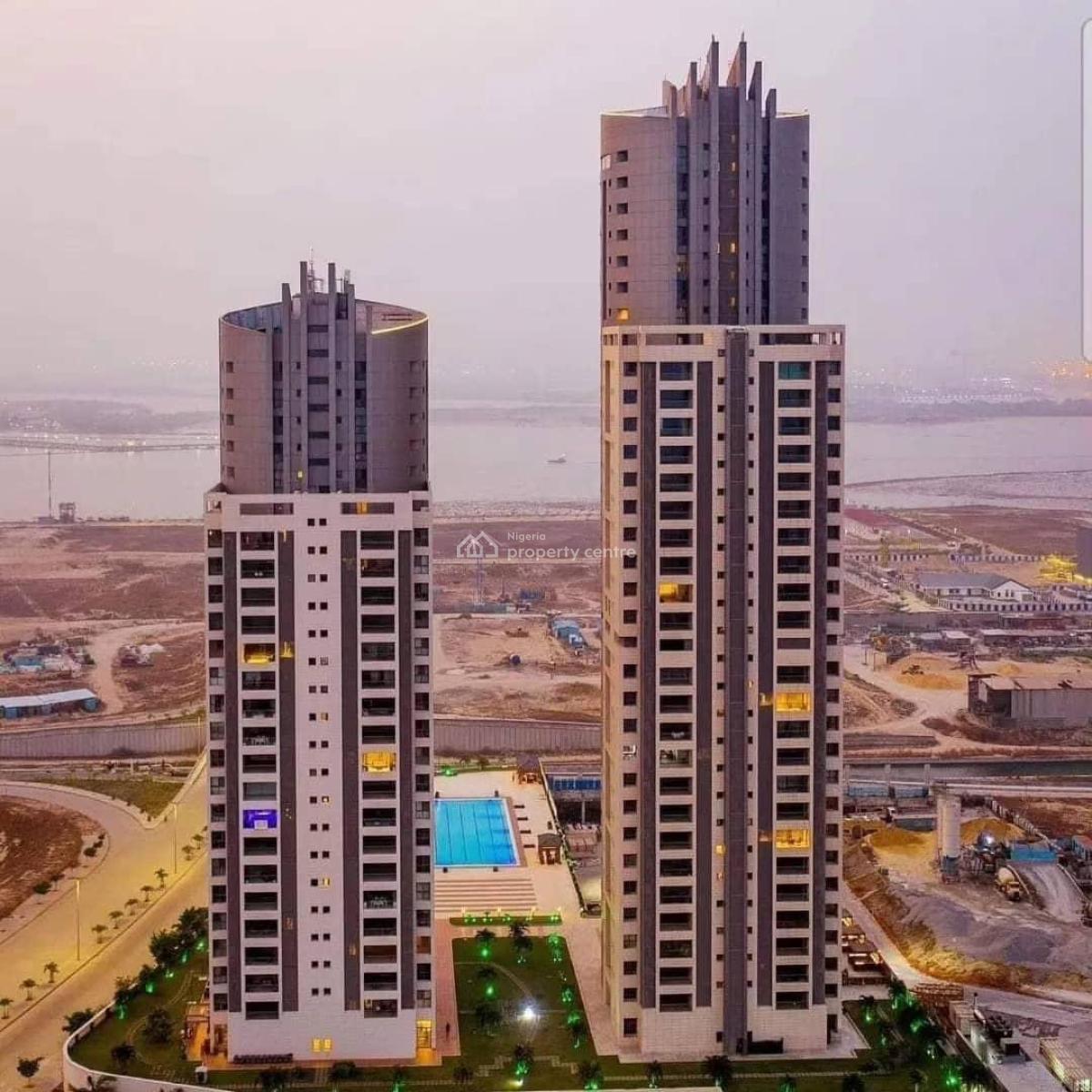 Fully Serviced 2 Bedroom Apartment + Swimming Pool, Gym Etc, Eko Atlantic City, Lagos, Flat / Apartment for Rent