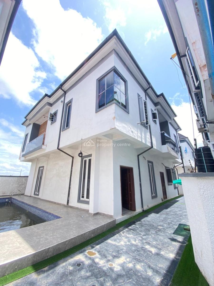 Spacious 4 Bedroom Fully Detached Duplex with Bq & Swi, Chevron  Lekki Lagos, Lekki Expressway, Lekki, Lagos, Detached Duplex for Sale