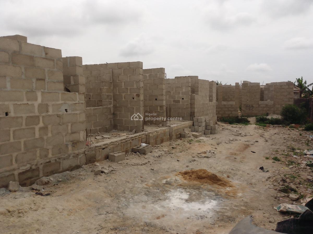 Uncompleted Block of Flats, Off Olaiya Street By Oji Bus Stop, Off Bayeiku, Igbogbo, Ikorodu, Lagos, Block of Flats for Sale