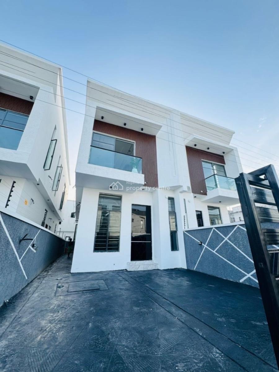 Newly Built Self Compound 4 Bedroom Semi-detached Duplex with Bq, Ikota, Lekki, Lagos, Semi-detached Duplex for Sale