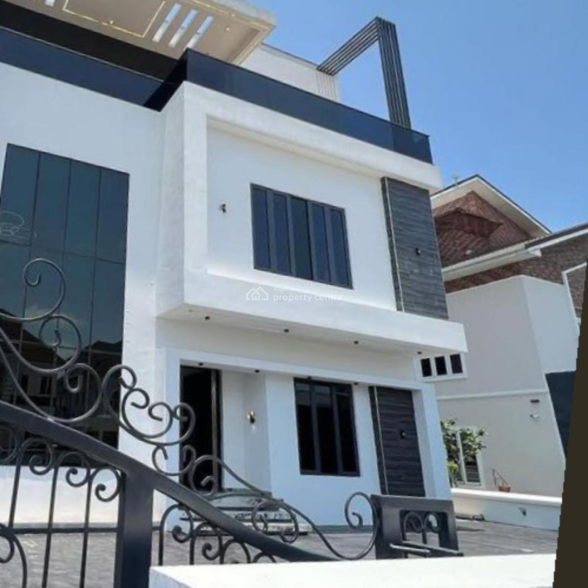 Fully Detached 5 Bedroom with Rooms Bq, Osapa, Lekki, Lagos, Detached Duplex for Sale