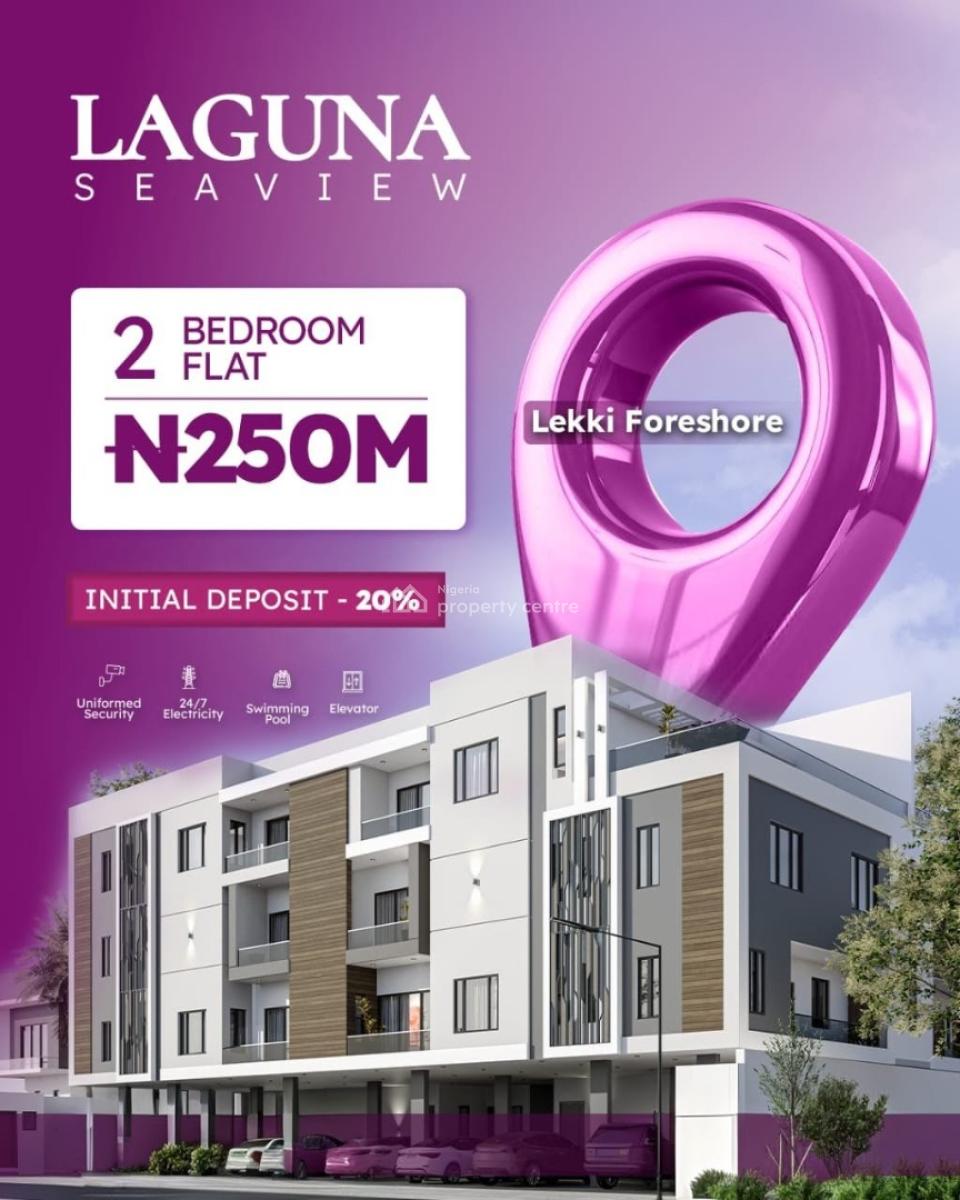 Luxury 4 Bedroom Apartments with Stunning Lagoon View, Laguna Seaview / Foreshore, Lekki Phase 1, Lekki, Lagos, Terraced Duplex for Sale