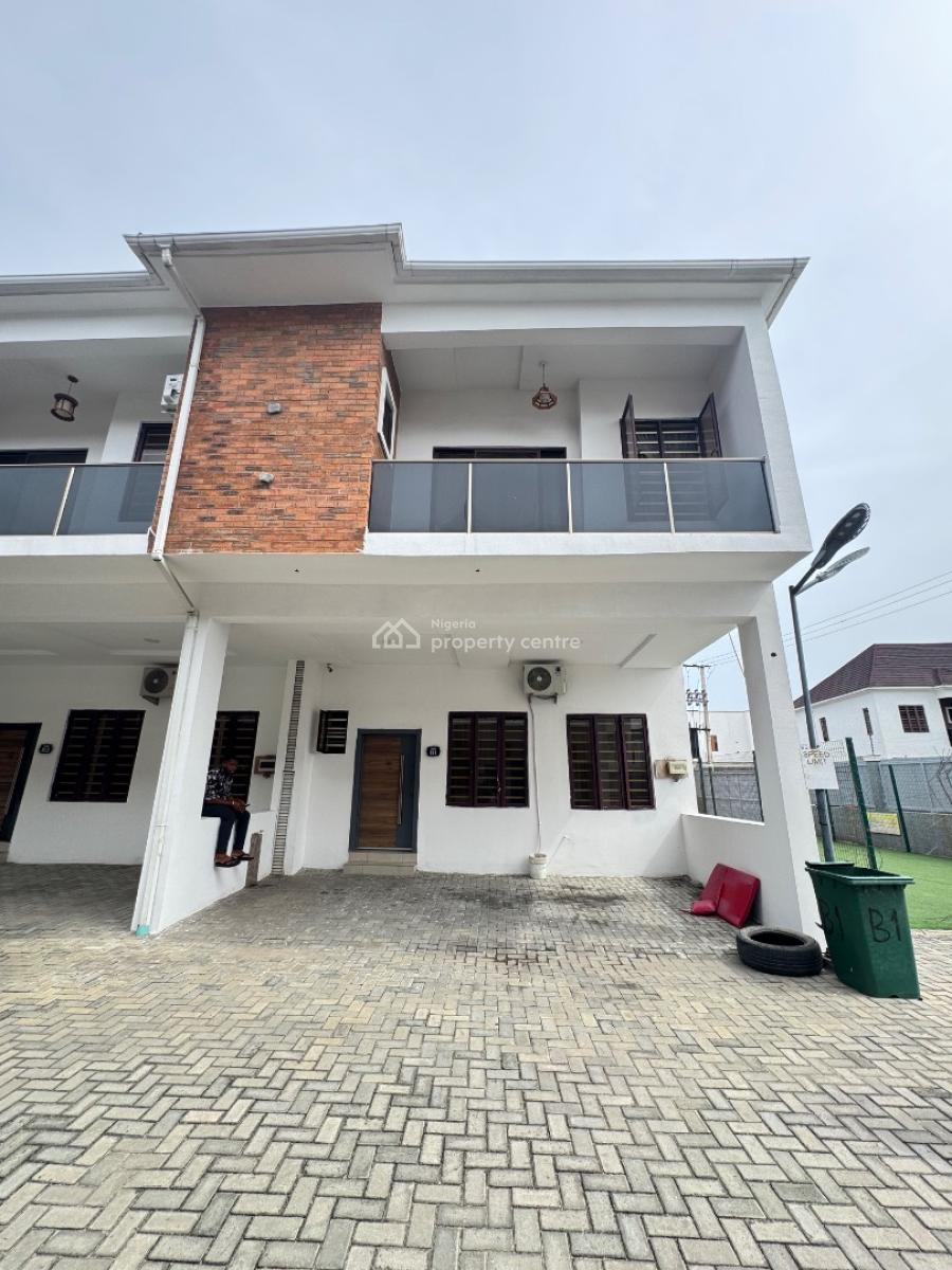 Beautiful Fully Furnished 4bedroom Terrace Duplex, Chevron Toll Gate, Orchid Lekki, Lekki, Lagos, Terraced Duplex for Rent