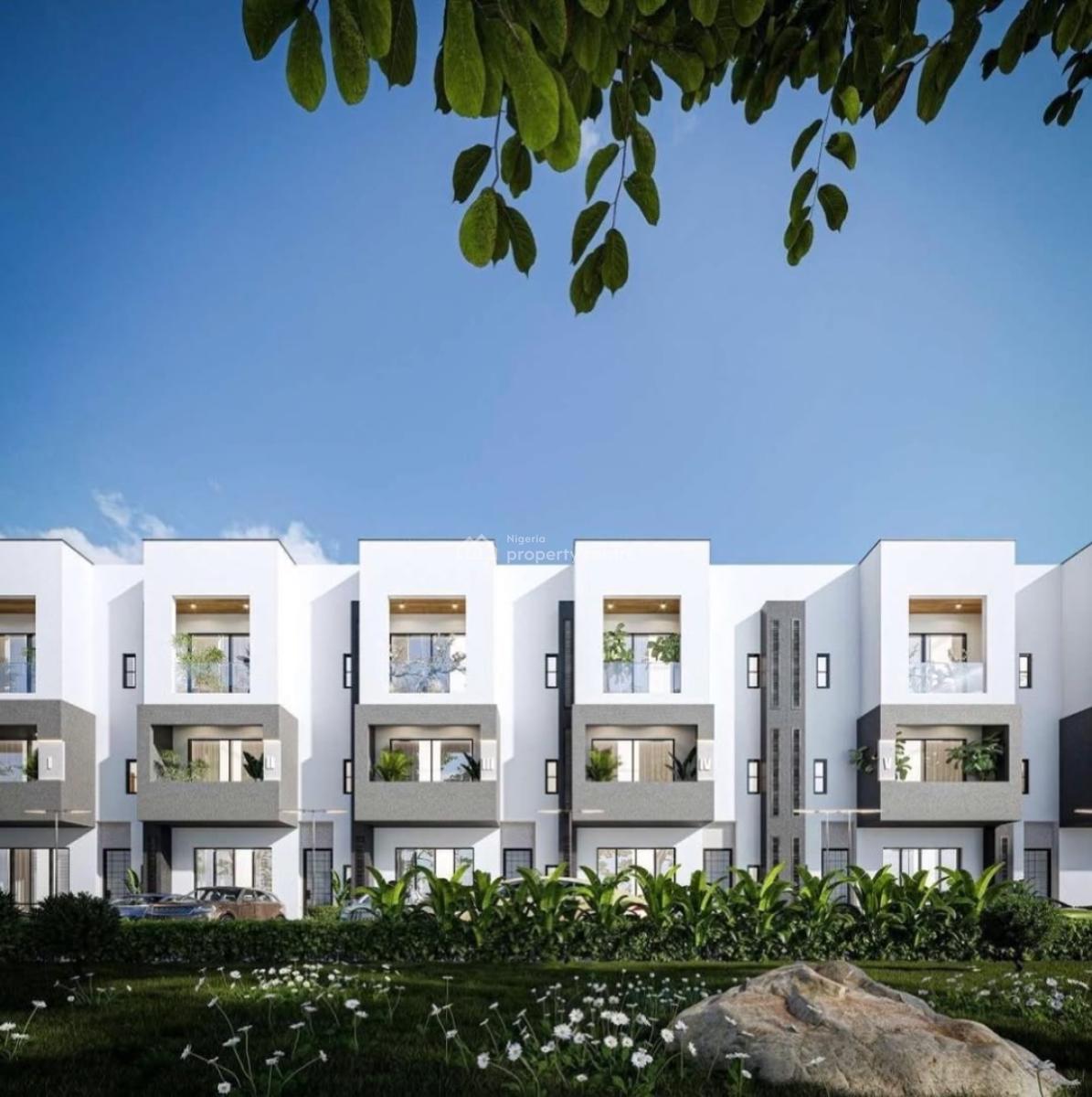 New 4 Bedroom Terrace Duplex+ Bq, Katampe Maitama Extension, Katampe Extension, Katampe, Abuja, Terraced Duplex for Sale