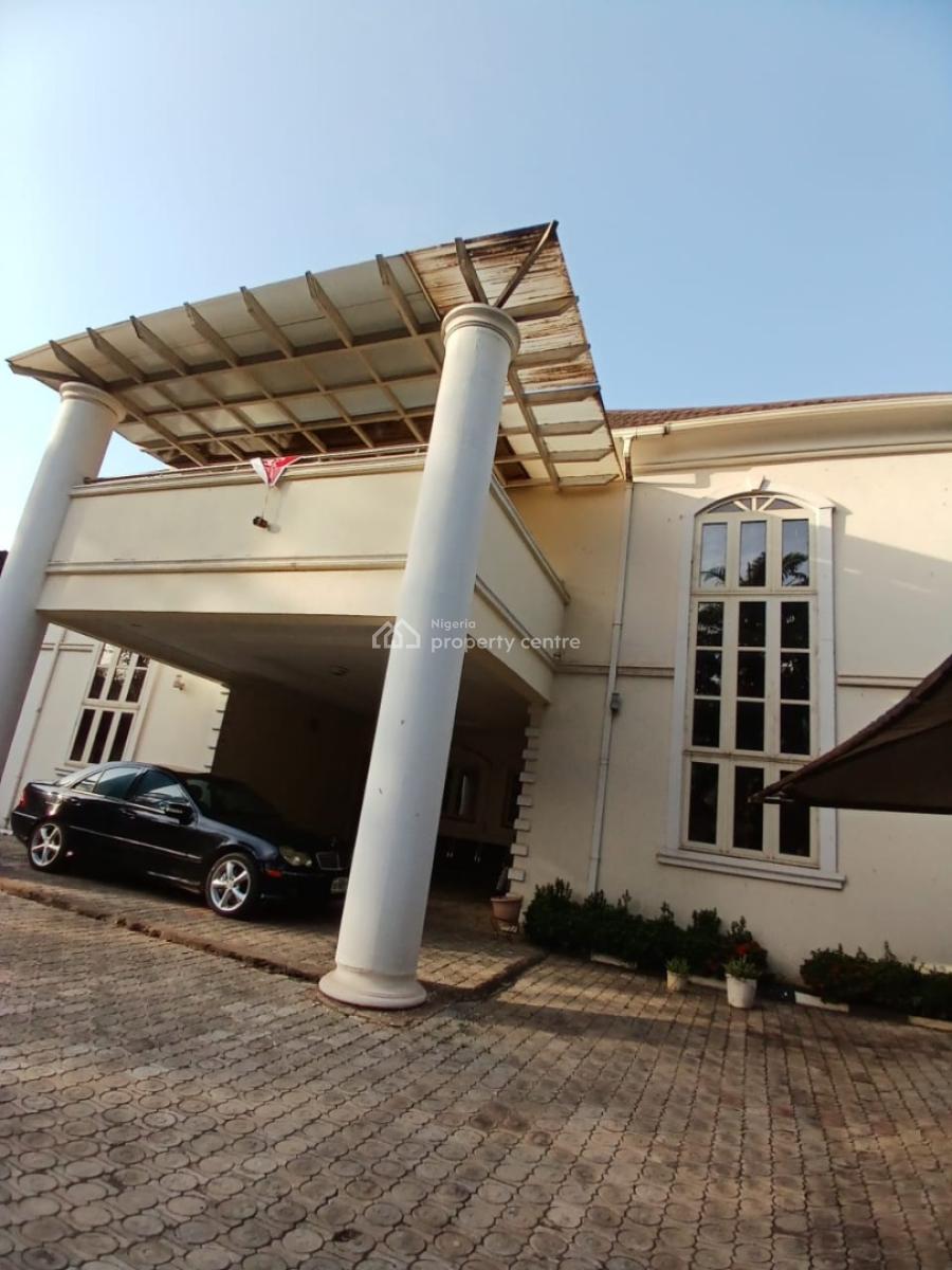 Spacious 6 Bedroom Fully Detached Duplex with 4 Bed Guest Charlet, Asokoro District, Abuja, Detached Duplex for Rent