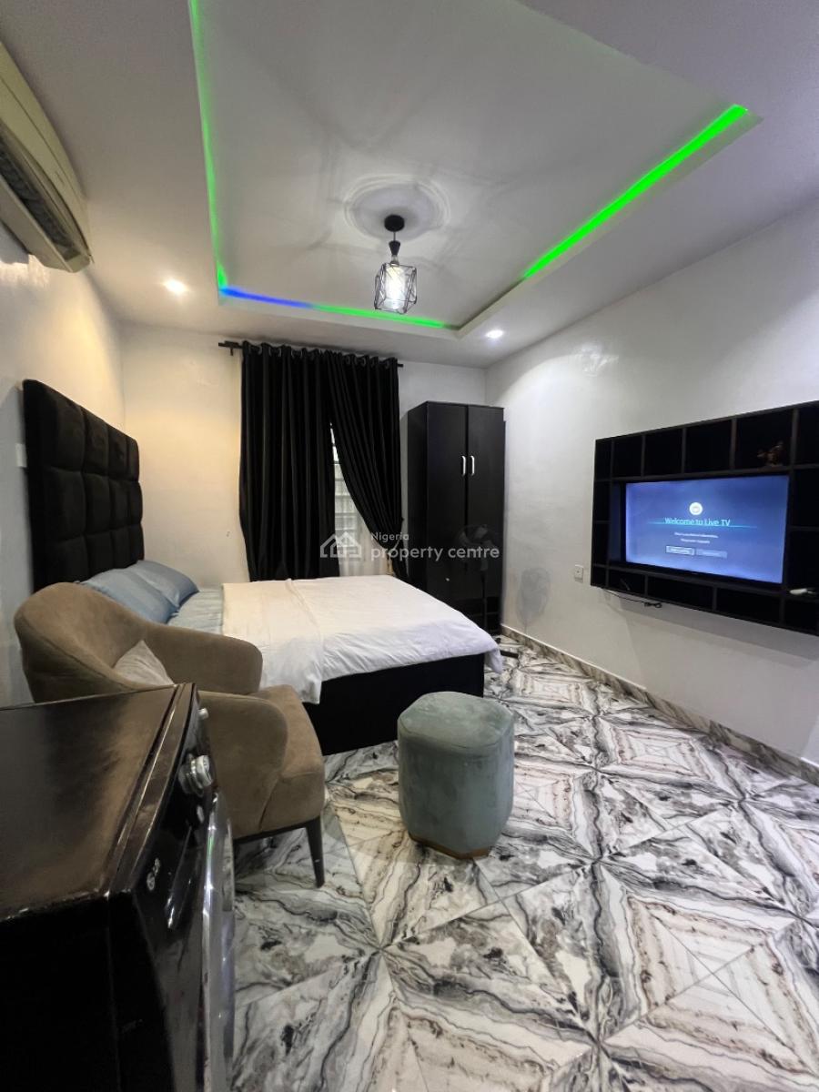 Monthly Stay Furnished Studio Apartment, Jibowu, Yaba, Lagos, Self Contain (single Rooms) for Rent