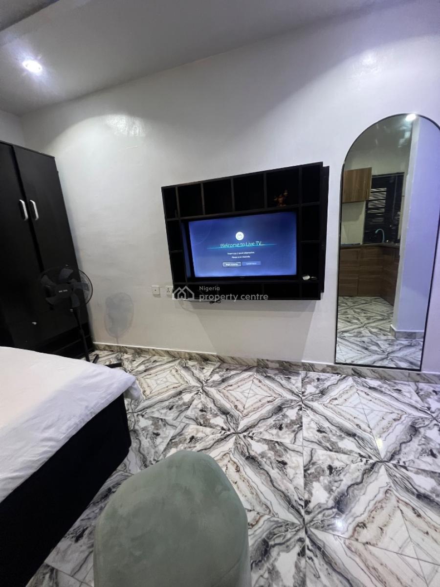Monthly Stay Furnished Studio Apartment, Jibowu, Yaba, Lagos, Self Contain (single Rooms) for Rent
