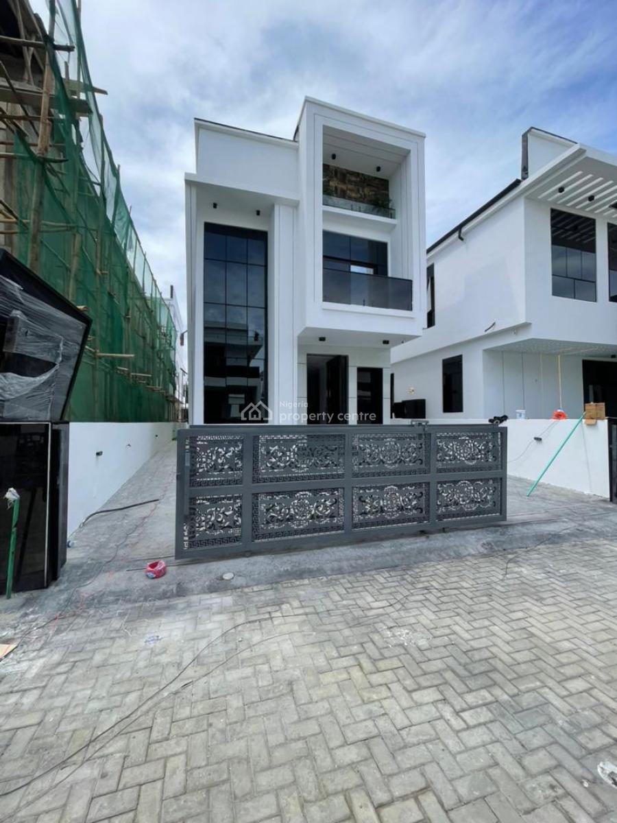 Magnificent 5 Bedroom Detached Duplex with Pool in Secure Estate, Chevron, Lekki, Lagos, Detached Duplex for Sale