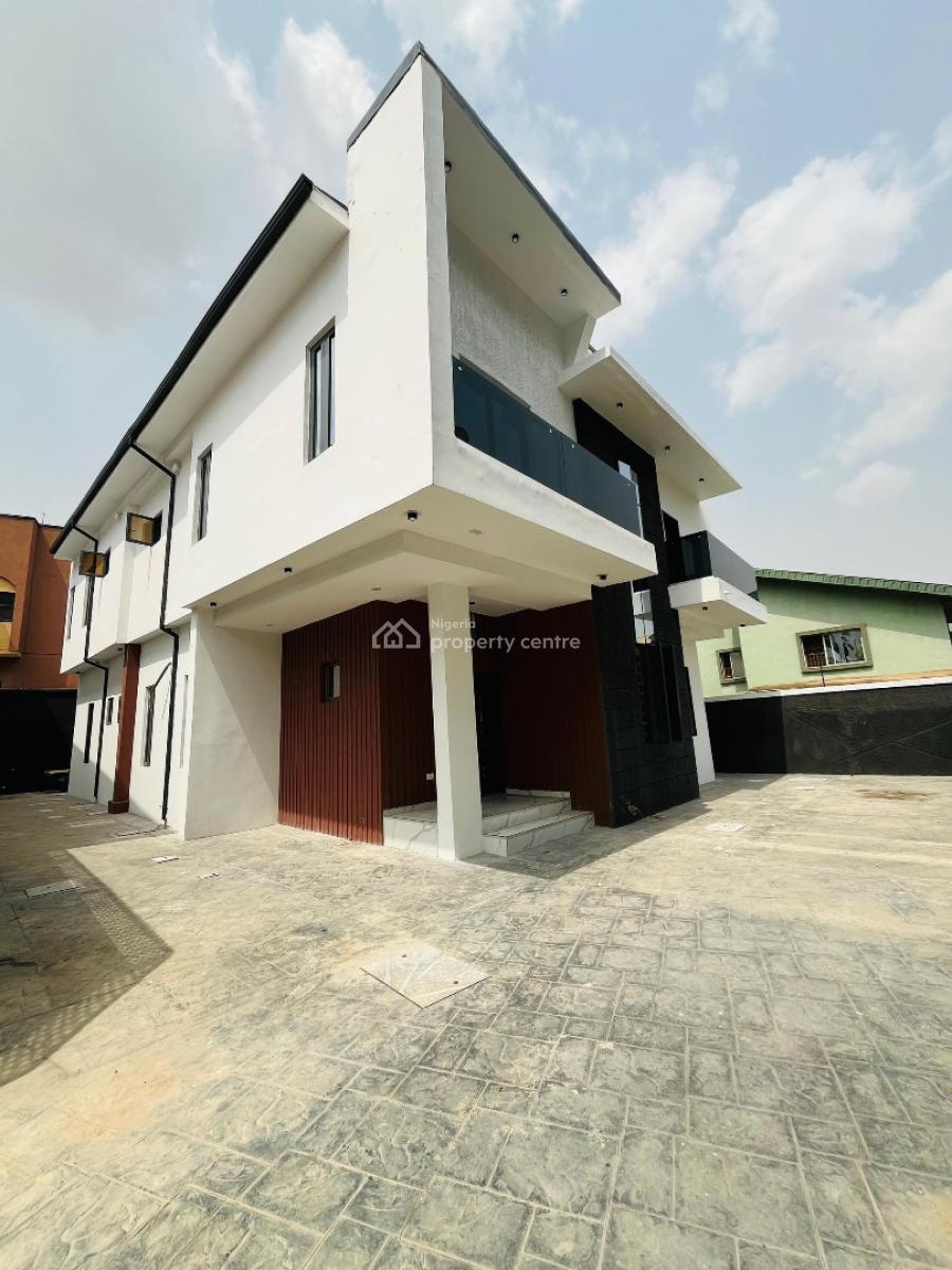 Nicely Built 5 Bedroom Fully Detached Duplex with a Room Bq, Omole Phase 1, Ikeja, Lagos, Detached Duplex for Sale