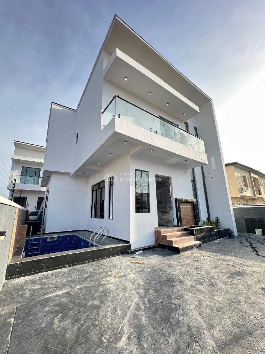 Fully Detached Duplex with Swimming Pool and Bq, Exclusive Home in a Premium and Call to Access Estate, Ajah, Lagos, Detached Duplex for Sale