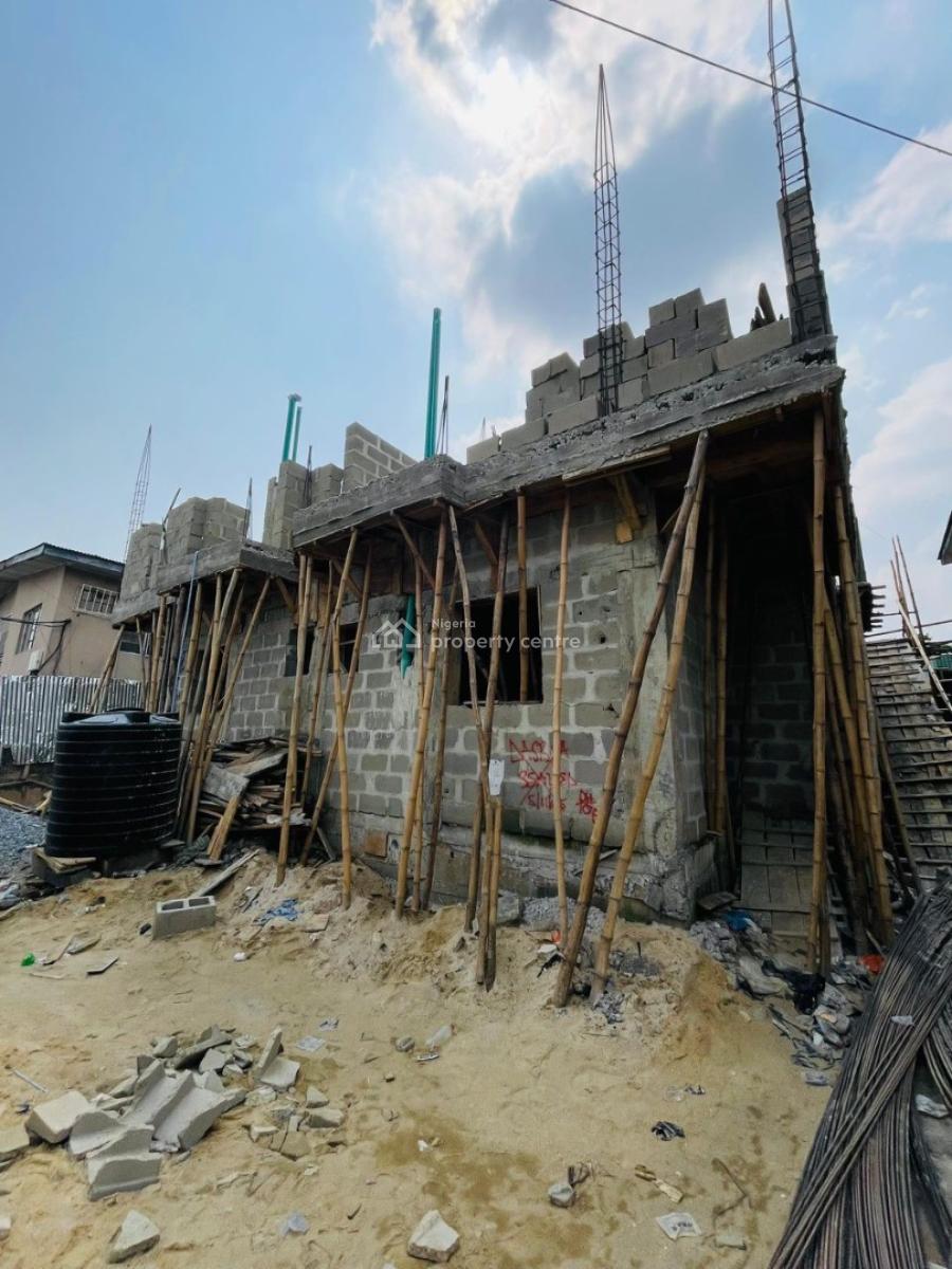 Off-planned 4 Bedroom Semi Detached Duplex Plus Bq, Gbagada, Lagos, Semi-detached Duplex for Sale
