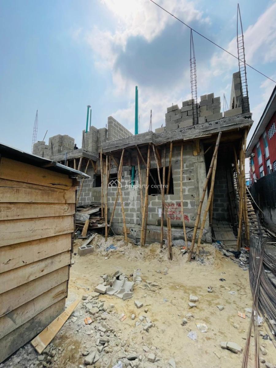Off-planned 4 Bedroom Semi Detached Duplex Plus Bq, Gbagada, Lagos, Semi-detached Duplex for Sale