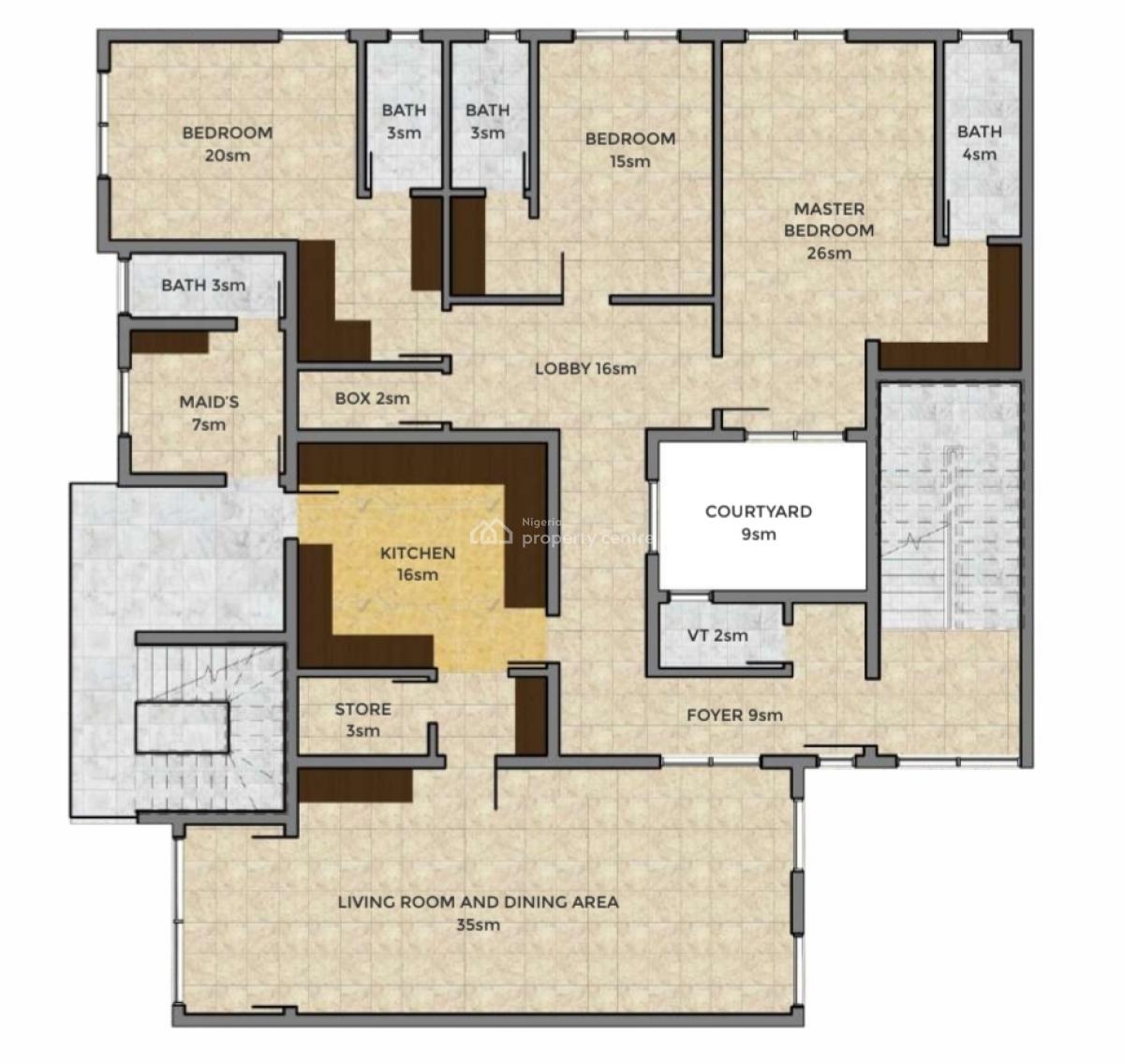 Brand New and Strategically Located 4 Bedroom Terrace Duplex with Bq, Katampe, Abuja, Terraced Duplex for Sale