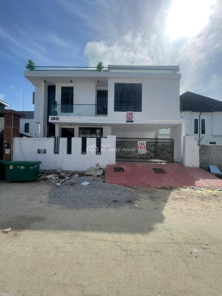 Luxury Contemporary 4 Bedroom Fully Detached Duplex in Ikota, 5 Minutes Drive to Mega Chicken, Ikota, Lekki, Lagos, Detached Duplex for Sale