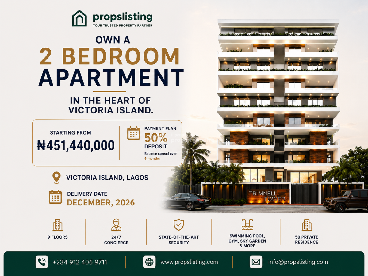 Luxury 3 Bedroom Apartment, Victoria Island (vi), Lagos, Flat / Apartment for Sale