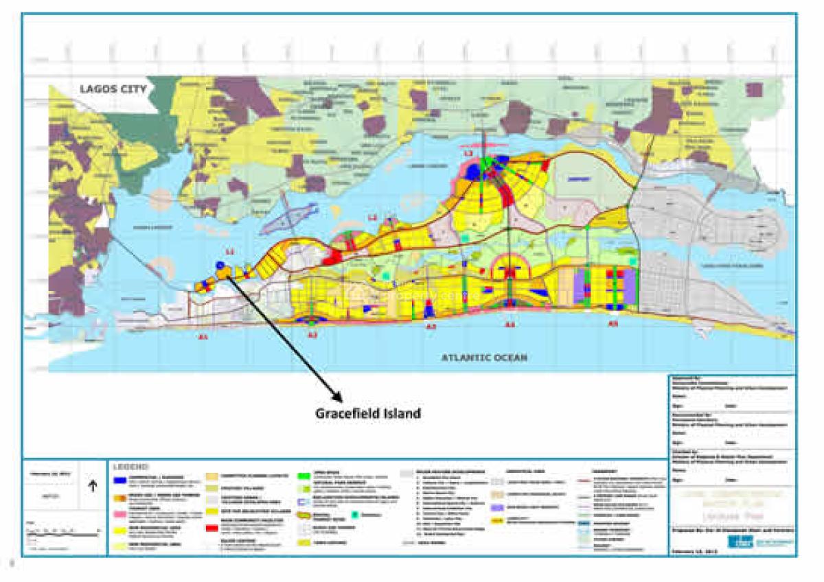 2,000 Sqm of Land, Gracefield Island, Chevron Drive, Lekki Expressway, Lekki, Lagos, Land for Sale